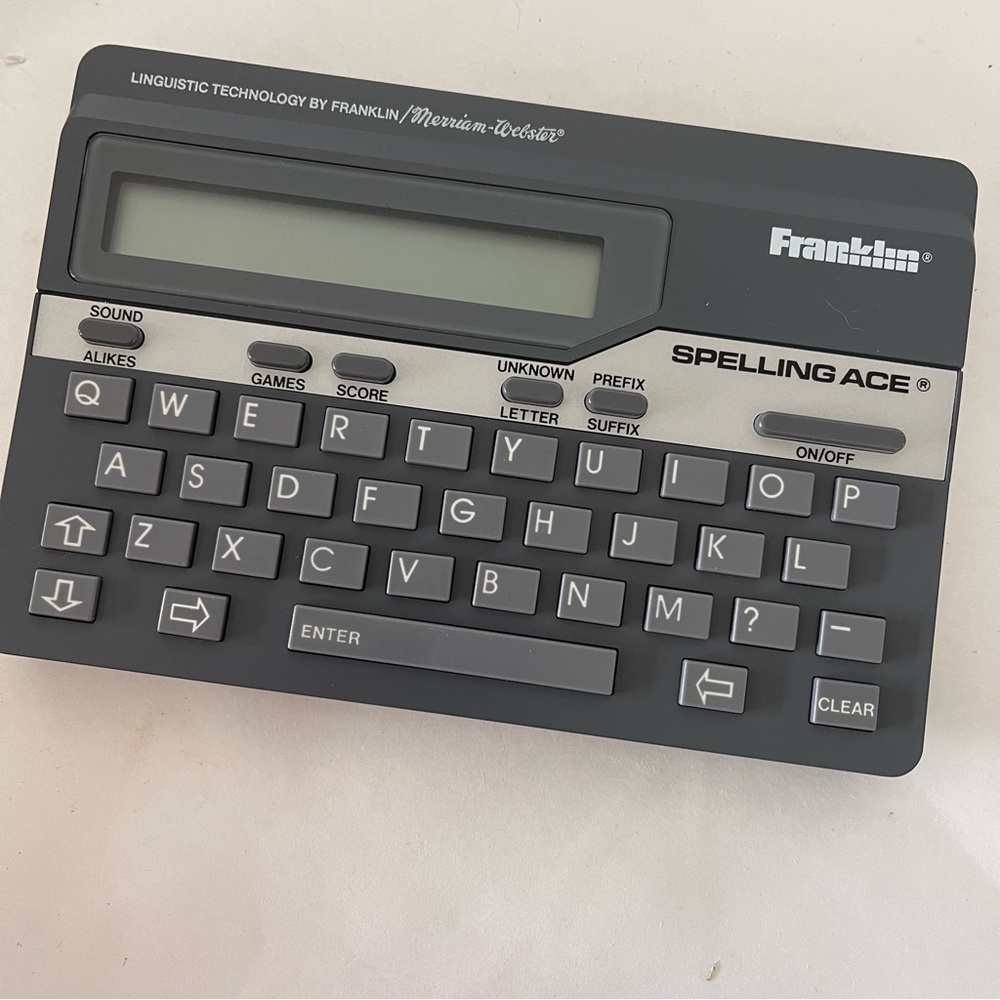 Franklin spelling Ace SA 98-a linguistic spelling‎ technology